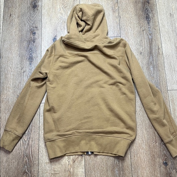 John Elliott Light Brown Zip Up Hoodie Size 3/L - Picture 5 of 8
